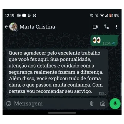 Eletricista em queimados - clientes satisfeitos