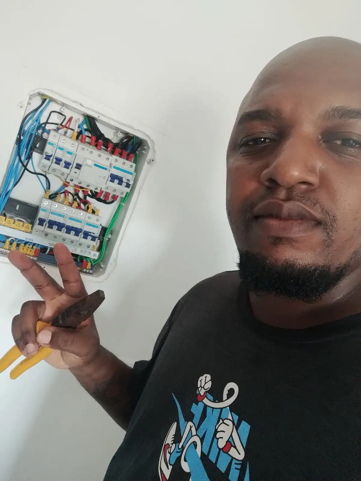 segundo quadro feito pelo eletricista em belford roxo